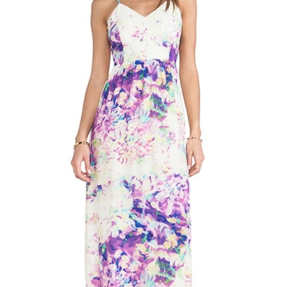 Parker Niko Dress in Alcove Watercolor Print Small
